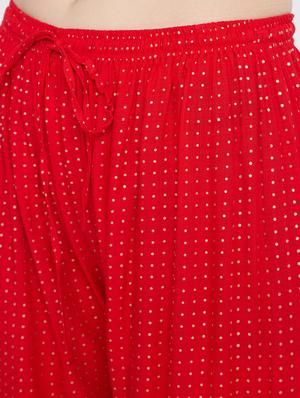 high rise relaxed fit palazzo - 17653826 - Standard Image - 5