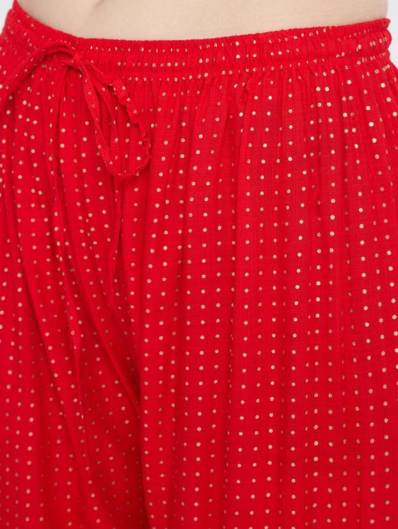 high rise relaxed fit palazzo - 17653826 - Zoom Image - 5