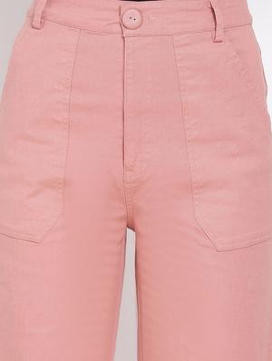 high rise flat front trouser - 17655104 - Standard Image - 5