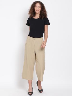 high rise cropped trouser - 17655107 - Standard Image - 4