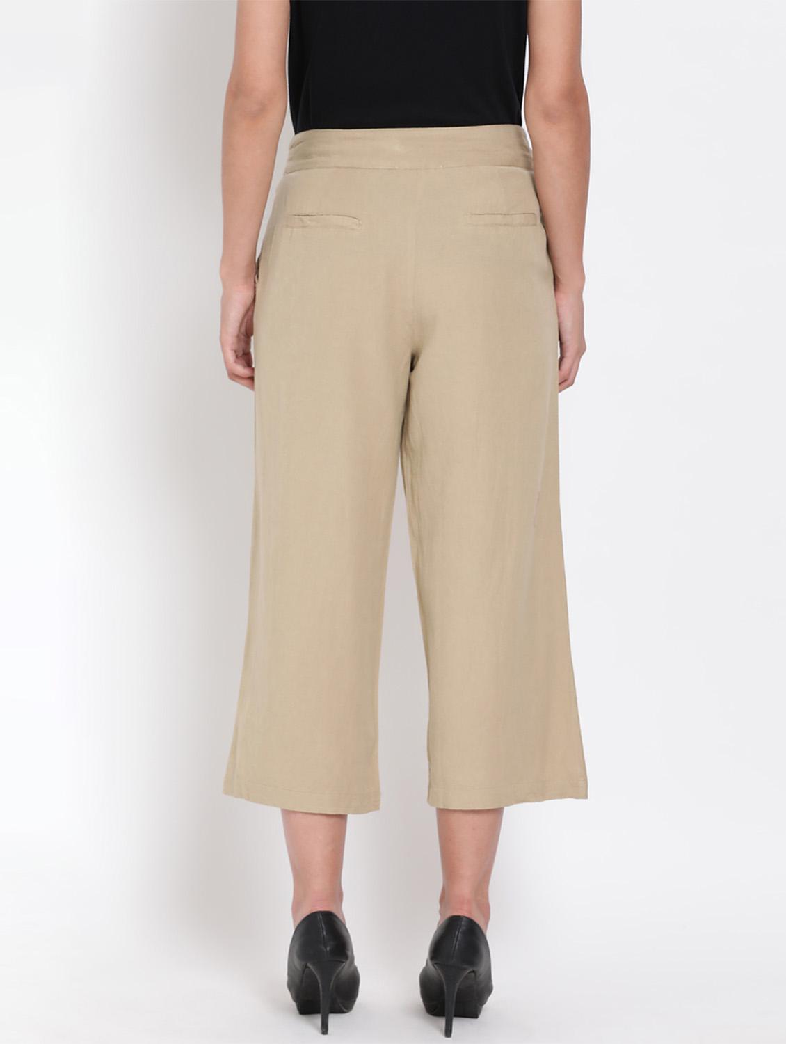high rise cropped trouser - 17655107 - Zoom Image - 3