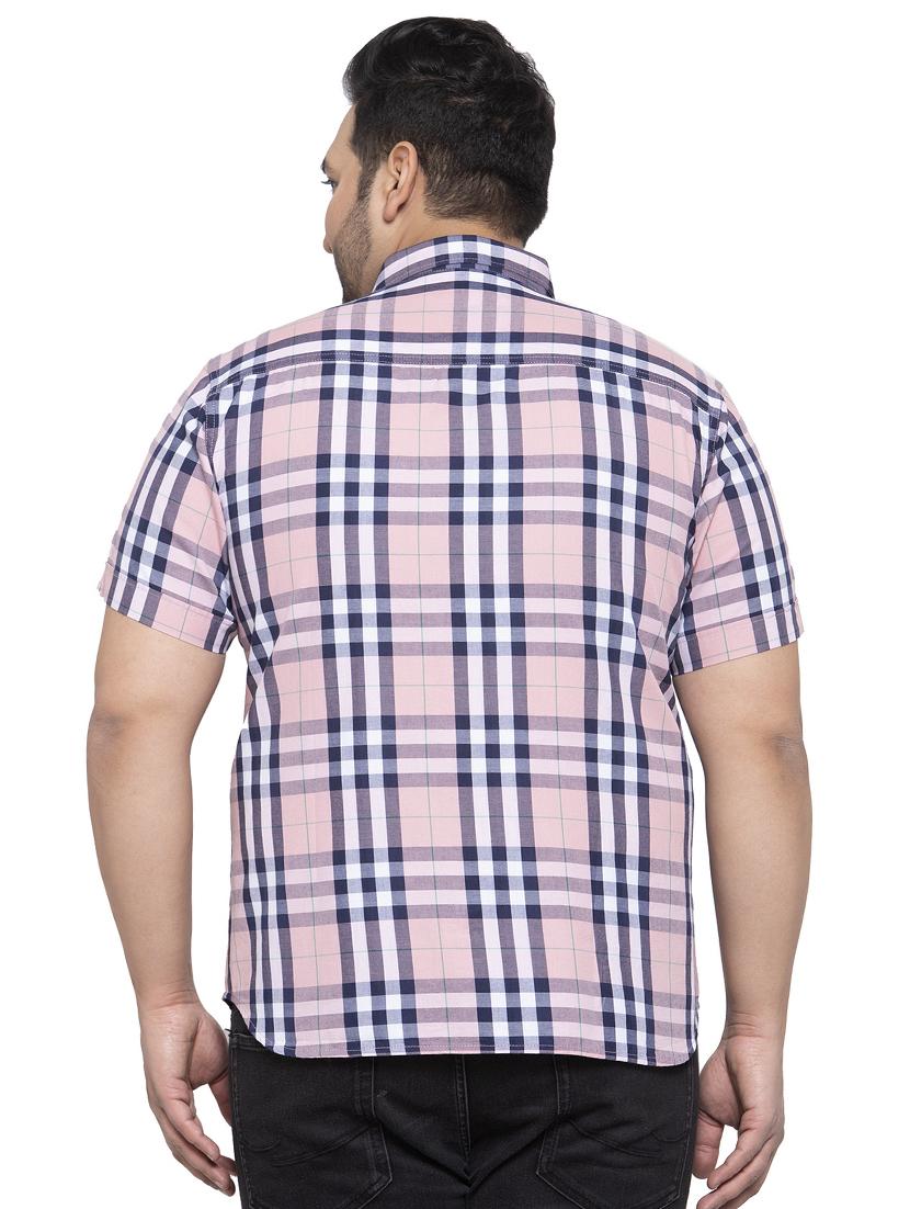 plus pink checkered casual shirt - 17655165 - Zoom Image - 3