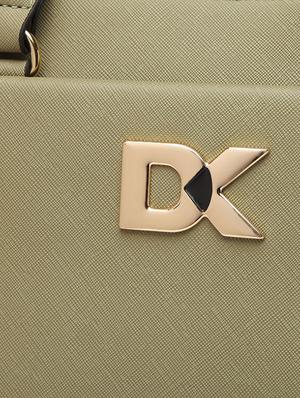 green leatherette (pu) regular handbag - 17655351 - Standard Image - 4