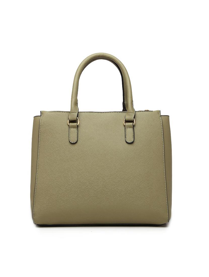 green leatherette (pu) regular handbag - 17655351 - Zoom Image - 2