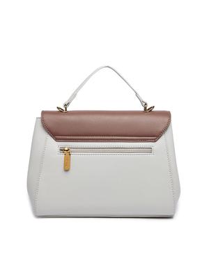 grey leatherette (pu) regular handbag - 17655362 - Standard Image - 2