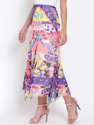 high rise asymmetric skirt - 17655697 - Standard Image - 2