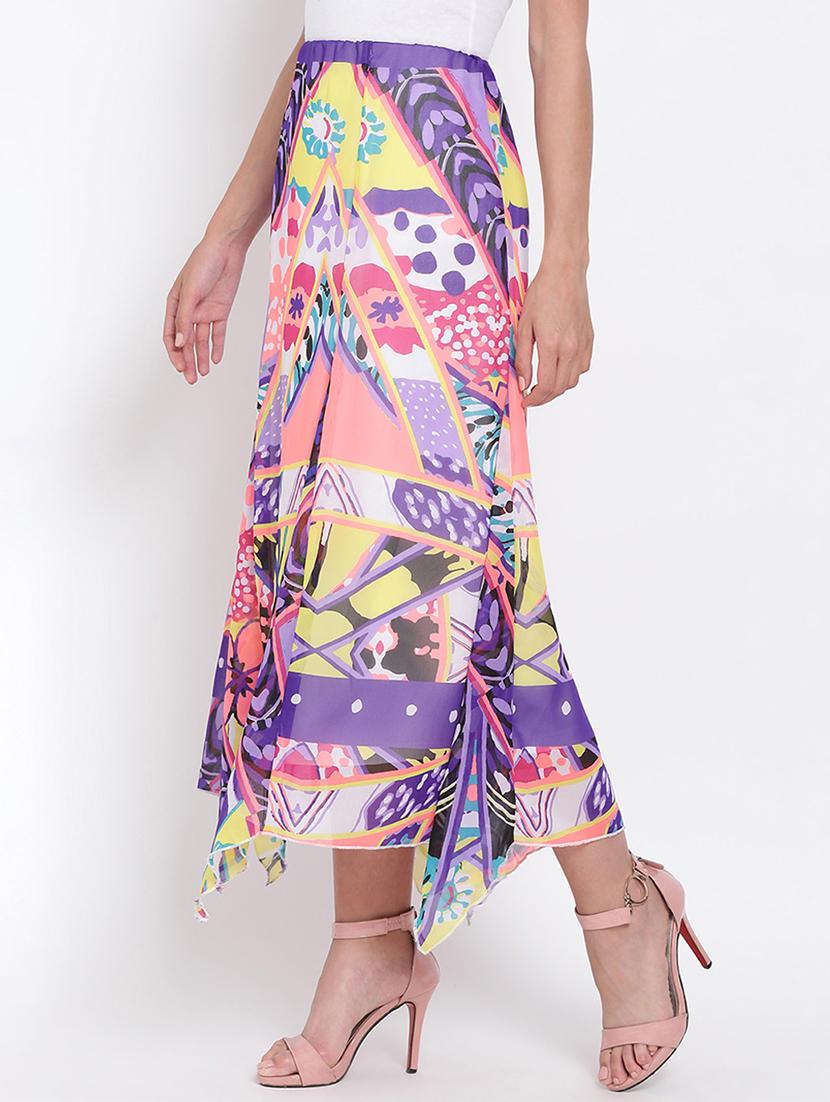 high rise asymmetric skirt - 17655697 - Zoom Image - 2