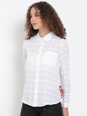 white self design shirt - 17655710 - Standard Image - 2