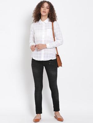 white self design shirt - 17655710 - Standard Image - 4
