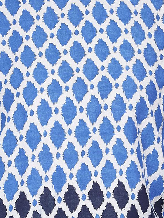 boat neck printed top - 17655720 - Zoom Image - 5