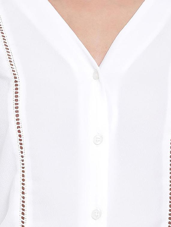 tie front crop top - 17655722 - Zoom Image - 5