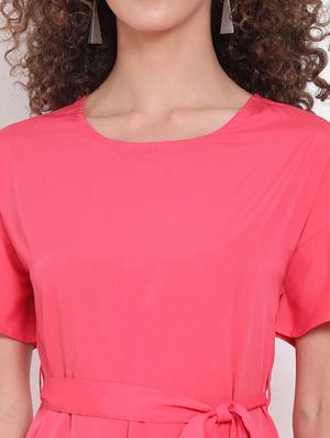 tie front frill detail dress - 17655759 - Standard Image - 5