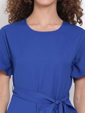 tie front frill detail dress - 17655760 - Standard Image - 5