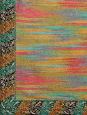ikat printed saree with blouse - 17656350 - Standard Image - 4