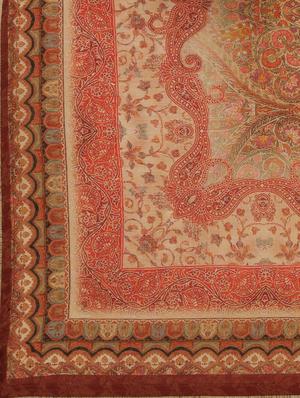 paisley printed saree with blouse - 17656381 - Standard Image - 4