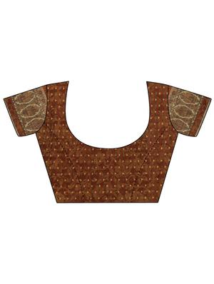 floral printed saree with blouse - 17656389 - Standard Image - 3
