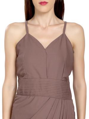 cami neck draped bodycon dress - 17656819 - Standard Image - 4