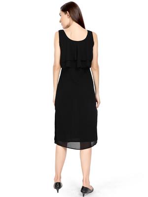 round neck layered a-line dress - 17656824 - Standard Image - 3