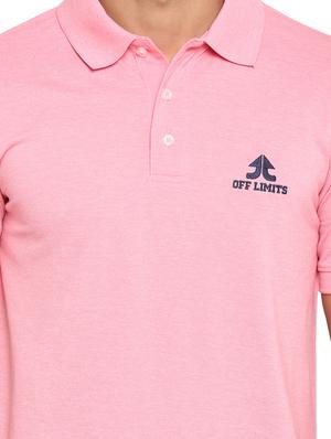 pink solid polo t-shirt - 17656960 - Standard Image - 6