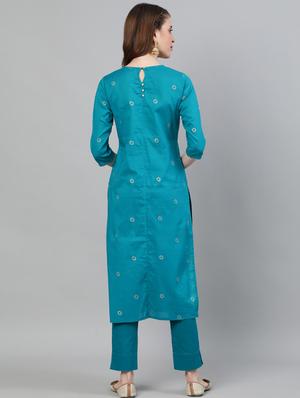 printed kurta pant set - 17657011 - Standard Image - 3