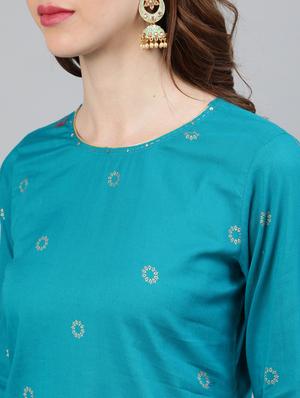 printed kurta pant set - 17657011 - Standard Image - 4