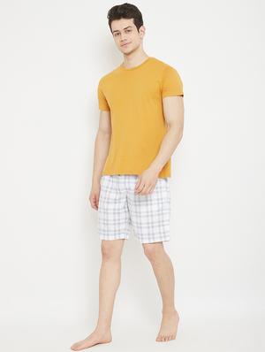 white checkered shorts - 17657031 - Standard Image - 5