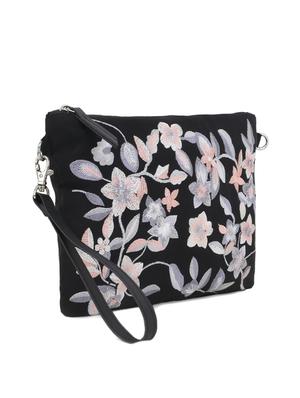 black leatherette (pu) regular sling bag - 17657528 - Standard Image - 4