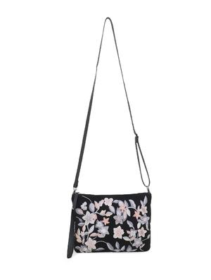 black leatherette (pu) regular sling bag - 17657528 - Standard Image - 5