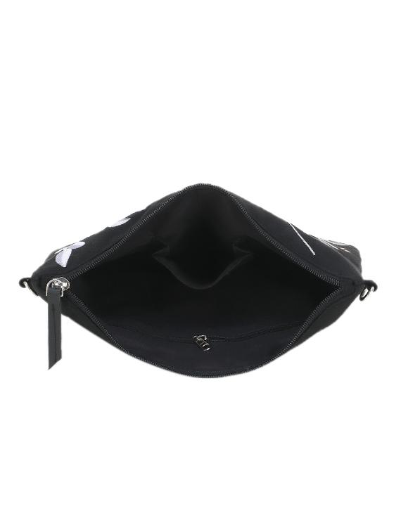 black leatherette (pu) regular sling bag - 17657528 - Zoom Image - 3
