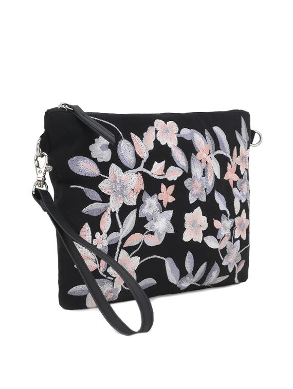 black leatherette (pu) regular sling bag - 17657528 - Zoom Image - 4