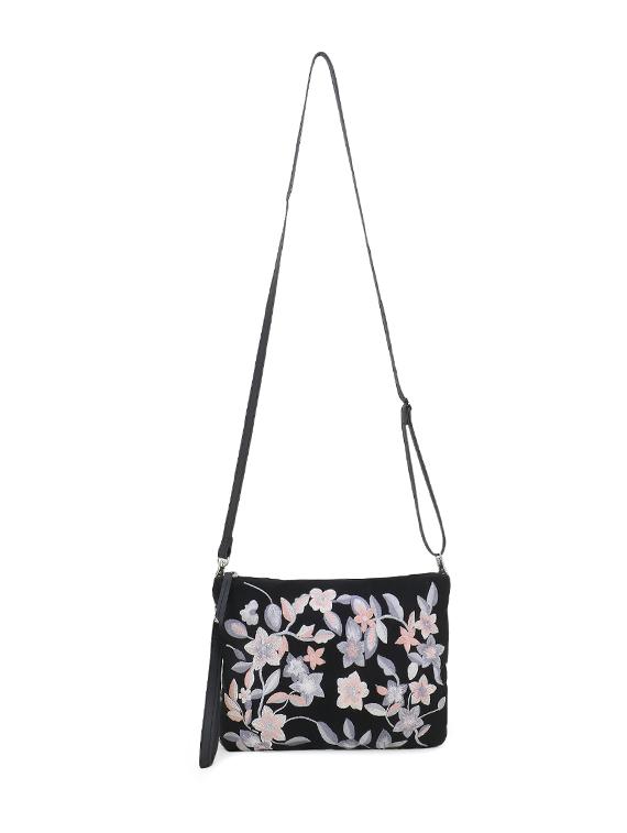 black leatherette (pu) regular sling bag - 17657528 - Zoom Image - 5