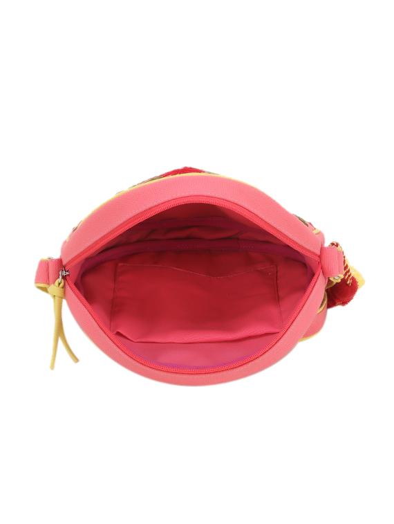 pink canvas regular sling bag - 17657538 - Zoom Image - 3