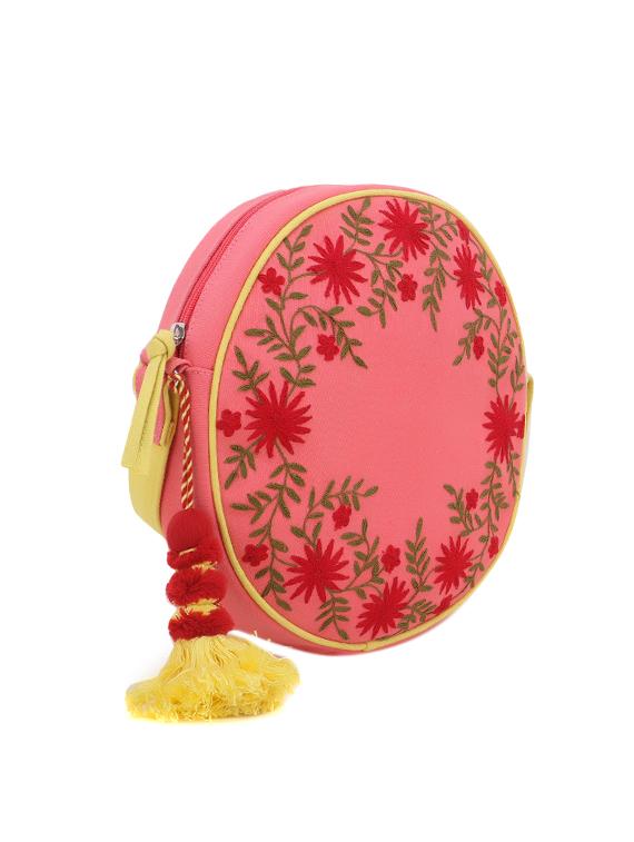 pink canvas regular sling bag - 17657538 - Zoom Image - 4