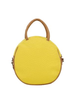 yellow canvas regular sling bag - 17657540 - Standard Image - 2