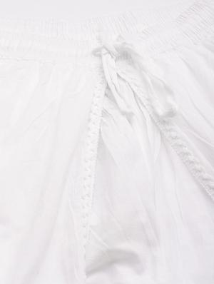 ada hand-embroidered white chikankari dhoti salwar - 17659175 - Standard Image - 5