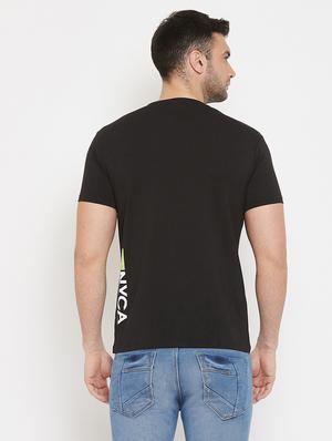 black printed pocket t-shirt - 17659291 - Standard Image - 3
