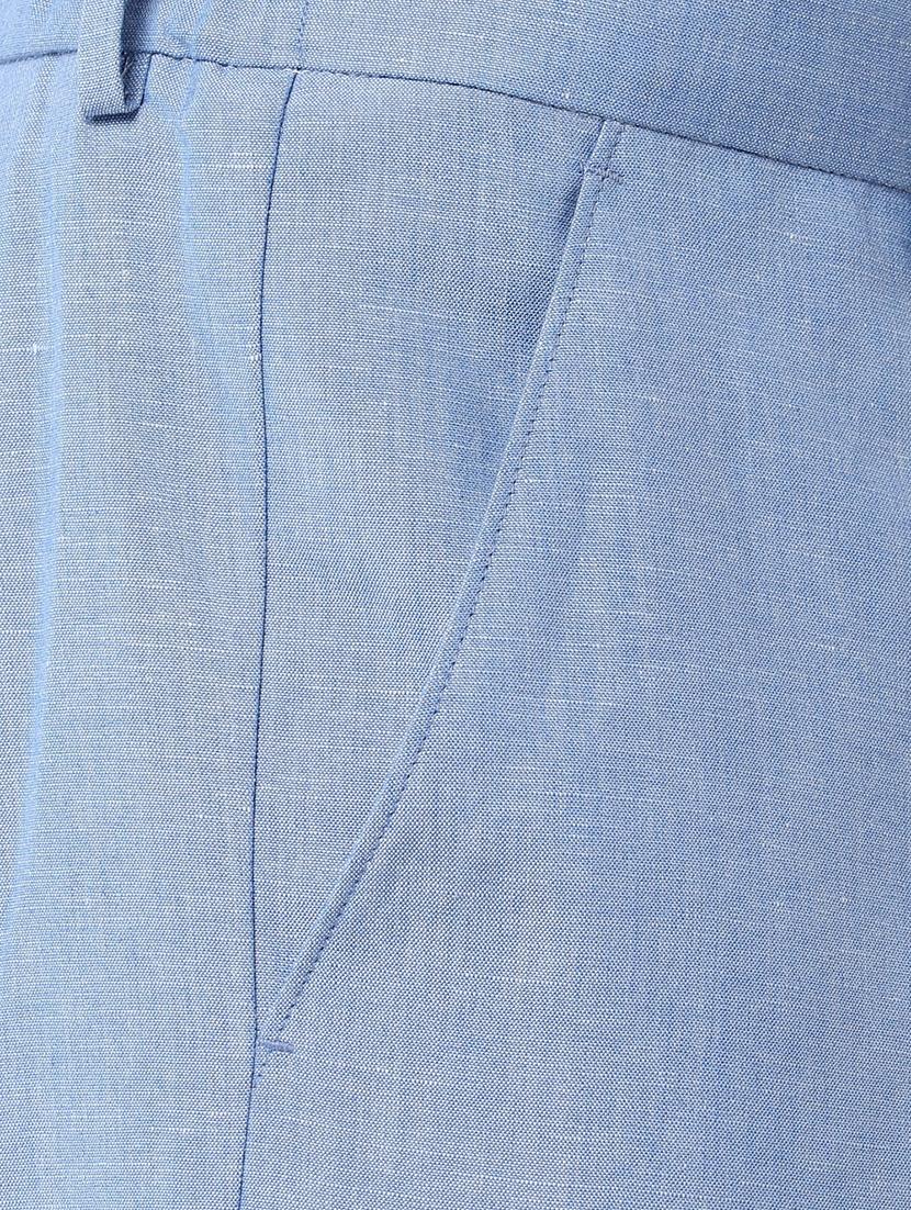 blue solid bermuda shorts - 17659389 - Zoom Image - 5