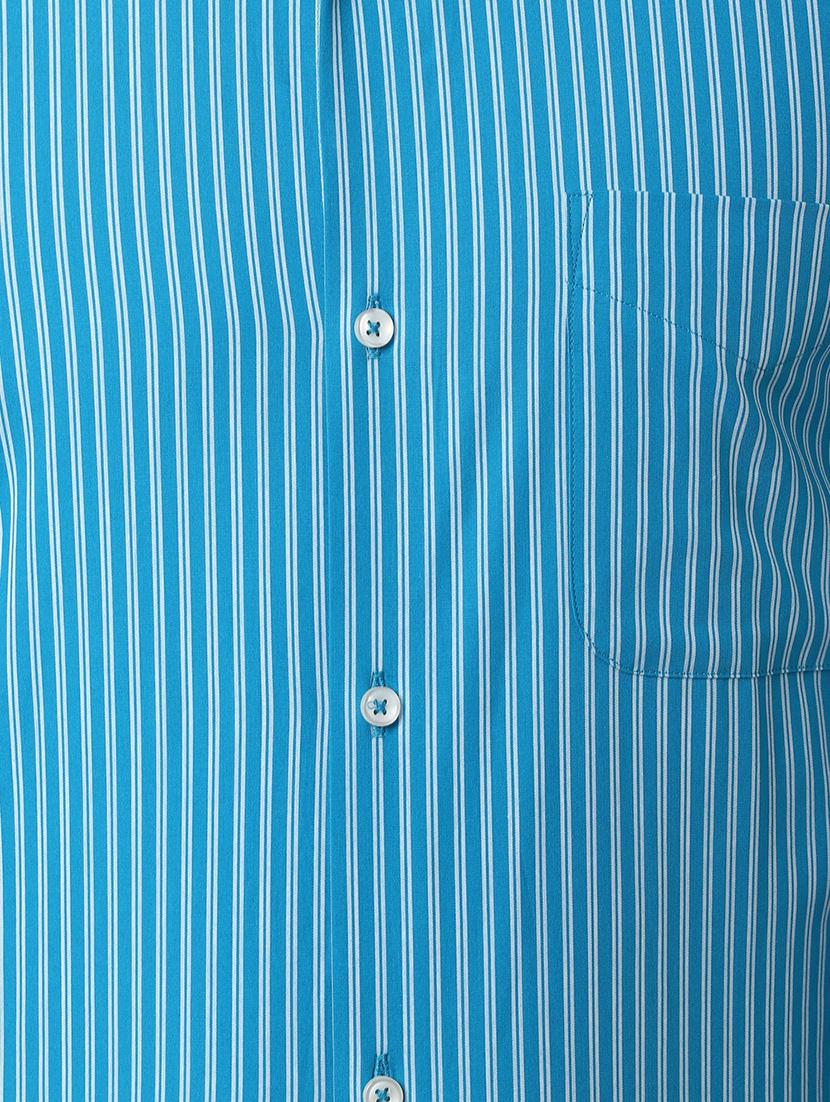 blue striped formal shirt - 17659484 - Zoom Image - 5