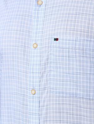blue checkered casual shirt - 17659660 - Standard Image - 5