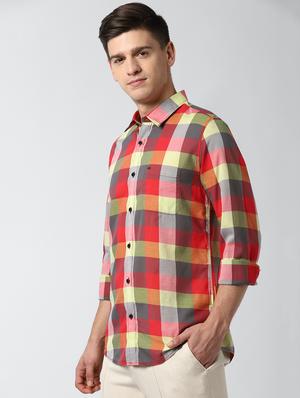 multi colored checkered casual shirt - 17659670 - Standard Image - 2