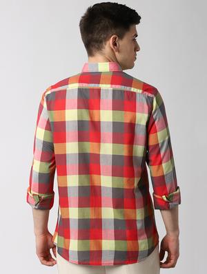 multi colored checkered casual shirt - 17659670 - Standard Image - 3