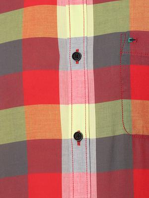 multi colored checkered casual shirt - 17659670 - Standard Image - 5