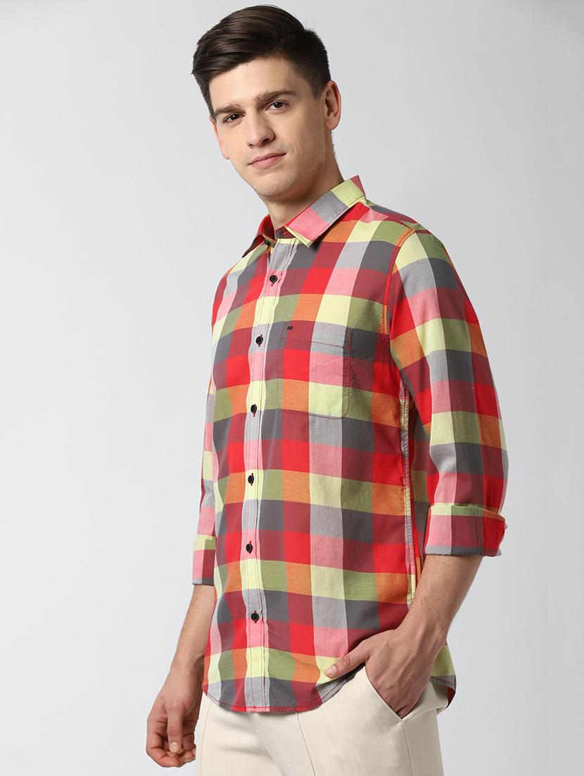 multi colored checkered casual shirt - 17659670 - Zoom Image - 2