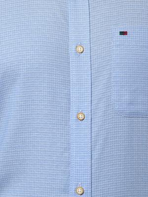 blue checkered casual shirt - 17659676 - Standard Image - 5