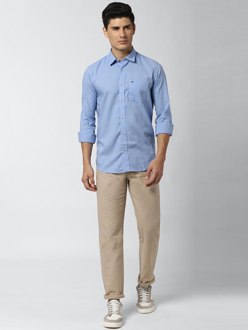 blue checkered casual shirt - 17659676 - Zoom Image - 4