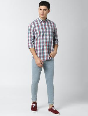multi colored checkered casual shirt - 17659693 - Standard Image - 4