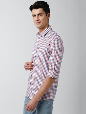 white checkered casual shirt - 17659716 - Standard Image - 2