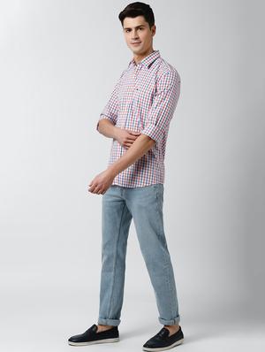 white checkered casual shirt - 17659716 - Standard Image - 4
