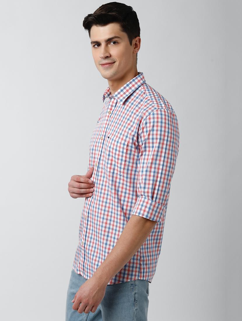 white checkered casual shirt - 17659716 - Zoom Image - 2