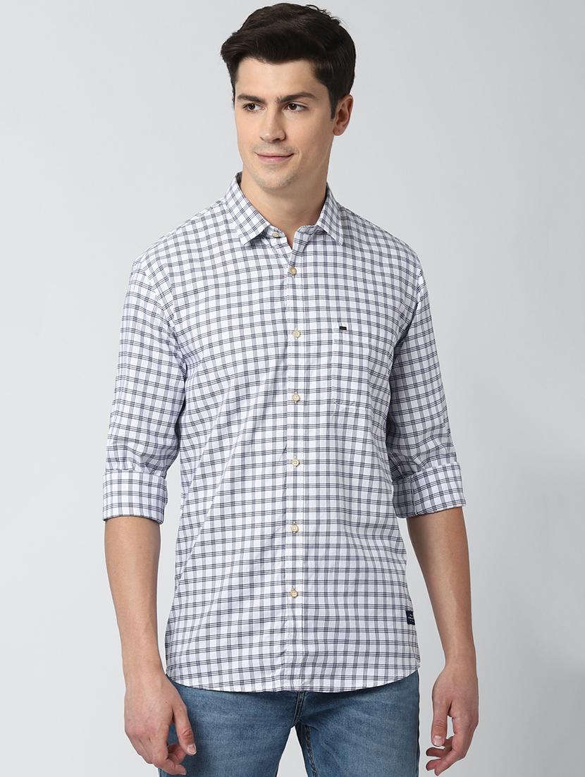 white checkered casual shirt - 17659728 - Zoom Image - 1